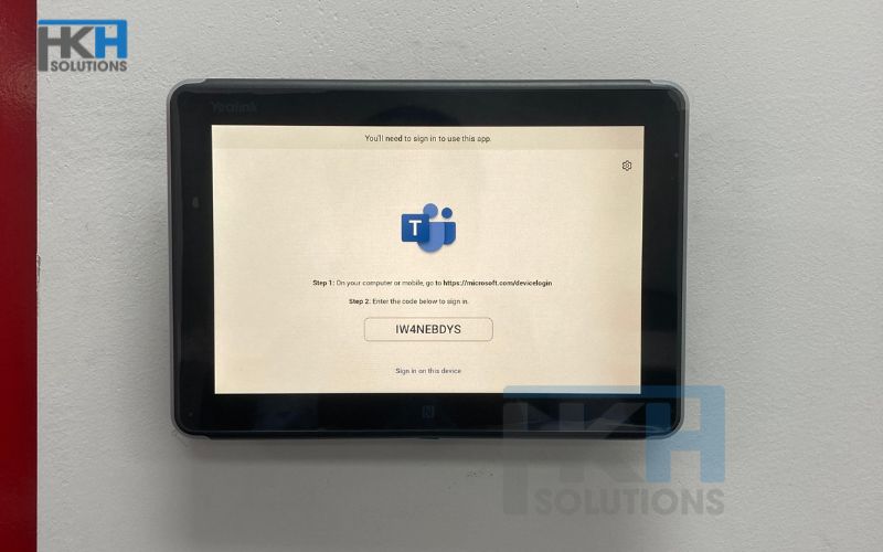 Triển khai lắp đặt 10 thiết bị Yealink Room Panel tại Motual Việt Nam chi nhánh Nhà Bè