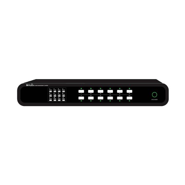 HY-U12 / HY-U12TC – Tủ Sạc Micro Huain Không Dây Gắn Rack 12 Khe USB (Hộp Sạc/Dock Sạc)
