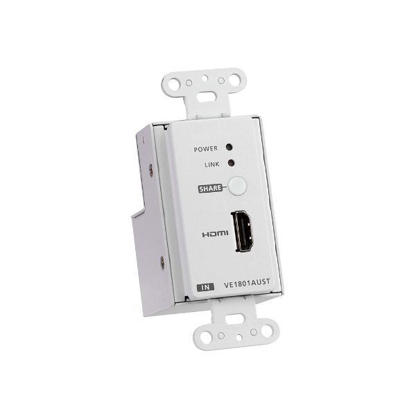 VE1801AUST ATEN - Máy phát HDMI HDBaseT-Lite với tấm tường US / PoH (PoH PD)