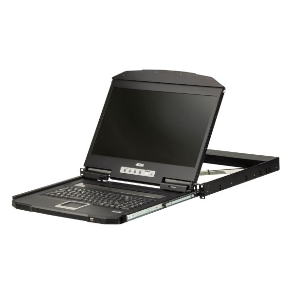 CL3100NX-ATA-AG - Màn hình LCD đơn ray USB VGA 1U độ sâu ngắn