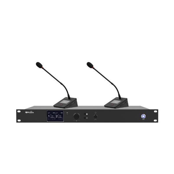 HY-M1802H - Micro không dây hội nghị HUAIN (2 kênh)