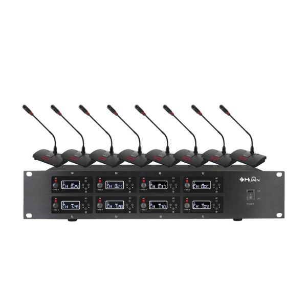 HUAIN - Hệ thống Micro hội nghị không dây UHF 8 kênh