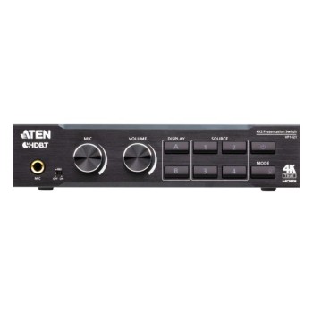 VP1421 ATEN - Bộ chuyển đổi ma trận trình bày 4K thực sự 4 x 2 với tính năng chia tỷ lệ, DSP và HDBaseT-Lite