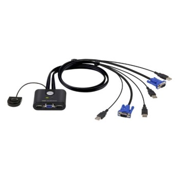 CS22U-AT - Bộ chuyển mạch KVM cáp VGA USB 2 cổng kèm bộ chọn