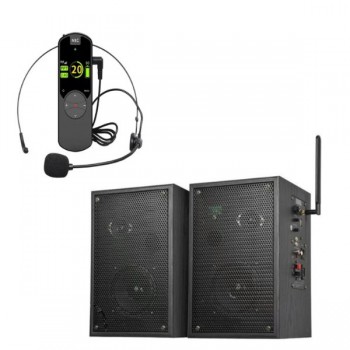 HY-J05PT - Bộ loa & micro HUAIN không dây