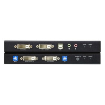 CE604-AT-G - Bộ mở rộng KVM USB DVI Dual View Cat 5
