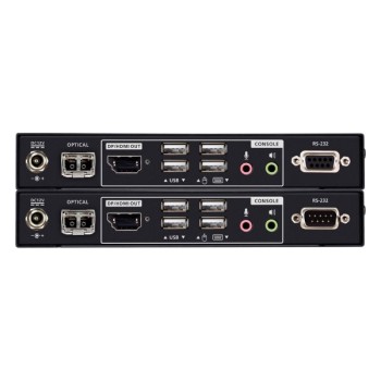 CE980-AT-E - Bộ chuyển mạch KVM quang học USB True 4K Displayport/HDMI