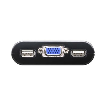 CS22U-AT - Bộ chuyển mạch KVM cáp VGA USB 2 cổng kèm bộ chọn