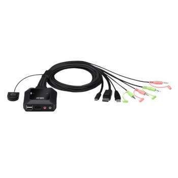 CS52DP-AT - Cáp kết hợp USB-C DisplayPort 2 cổng Công tắc KVM