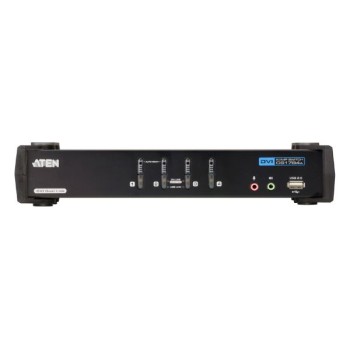 CS1784A-AT-G - Bộ chuyển đổi USB DVI 4 cổng, kết nối kép/âm thanh KVMP