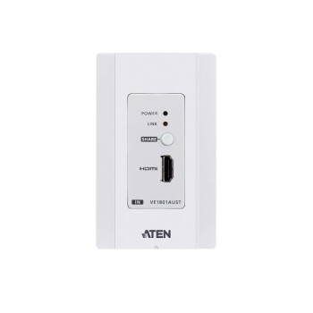 VE1801AUST ATEN - Máy phát HDMI HDBaseT-Lite với tấm tường US / PoH (PoH PD)