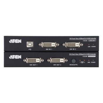 CE624-AT-G - Bộ mở rộng KVM USB DVI Dual View HDBaseT 2.0