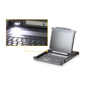 CL1000N-ATA-AG - Máy chơi game LCD VGA 19 inch PS/2 kèm bàn phím kiểu Mỹ