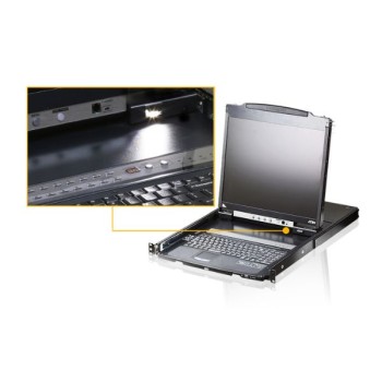 CL5800N-ATA-AG - Máy chơi game màn hình LCD PS/2-USB VGA Dual Rail/Bàn phím US