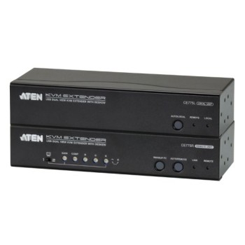 CE775-AT-G - Bộ mở rộng KVM USB VGA D.View Cat 5 kèm DKW