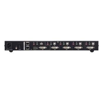 CM1164A-AT-G - Bộ chuyển mạch KVMP đa khung hình DVI USB 4 cổng