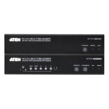 CE775-AT-G - Bộ mở rộng KVM USB VGA D.View Cat 5 kèm DKW