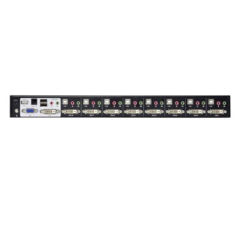 CS1788-AT-G - Bộ chuyển mạch KVM 8 cổng USB DVI Dual Link/Audio.