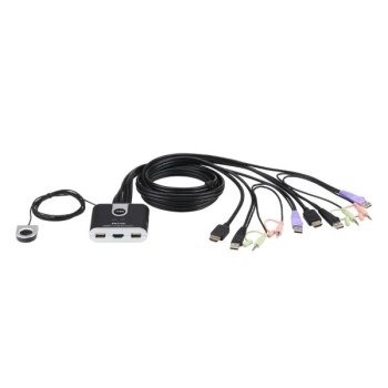 CS692-AT - Bộ chuyển mạch/bộ chọn KVM 2P USB HDMI/Cáp âm thanh