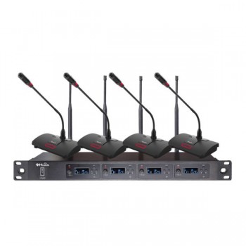 HUAIN - Hệ Thống Micro Không Dây UHF 4 Kênh