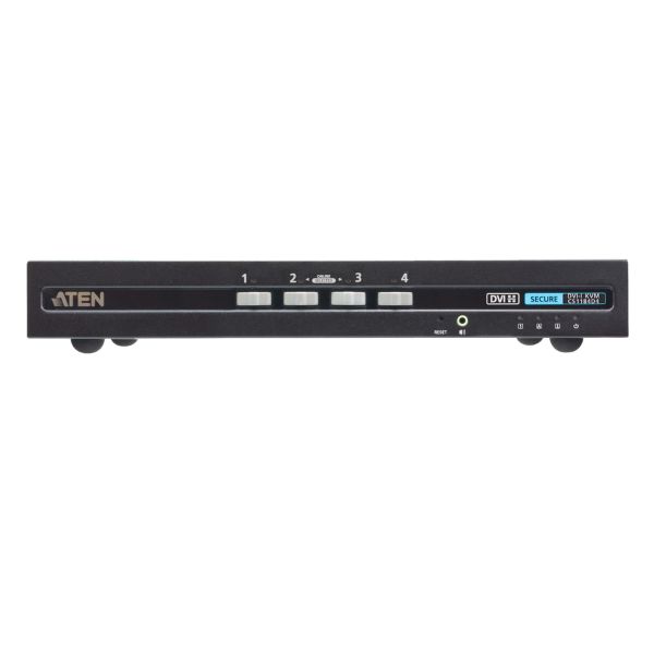 CS1184D4-AT-G - Bộ chuyển mạch KVM bảo mật 4P USB DVI màn hình đơn PP4